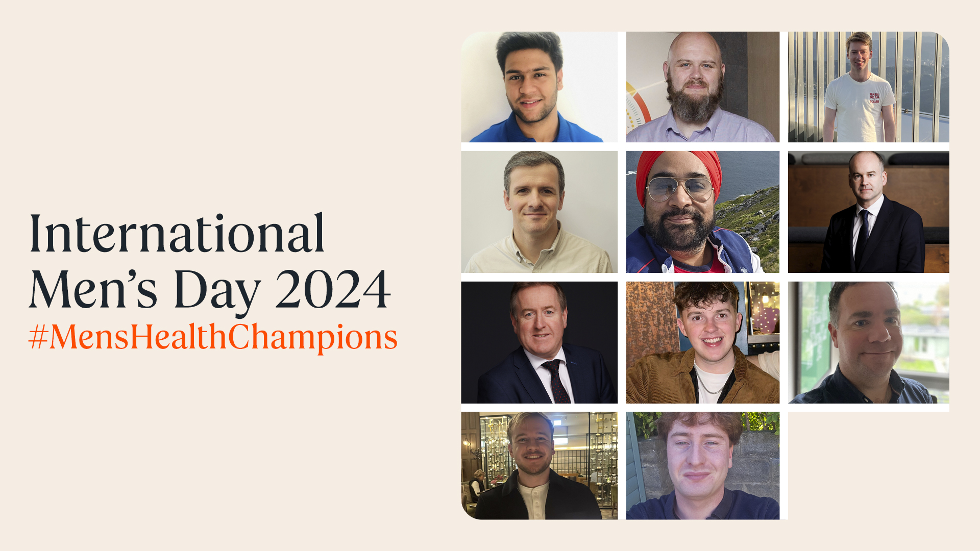 International Men’s Day – Men’s Health Champions